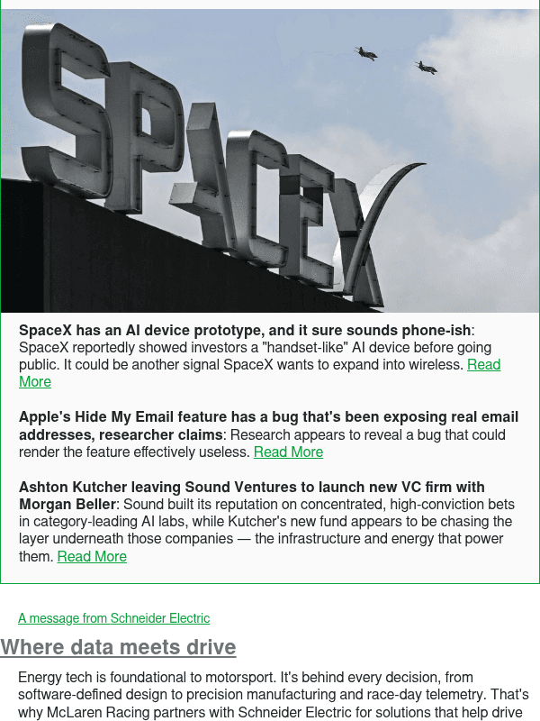 Newsletter preview: SpaceX has an AI device prototype, and it sure sounds phone-ish