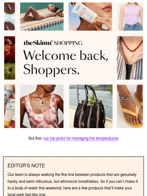 Newsletter preview: Chic summer shoes that won’t give you blisters