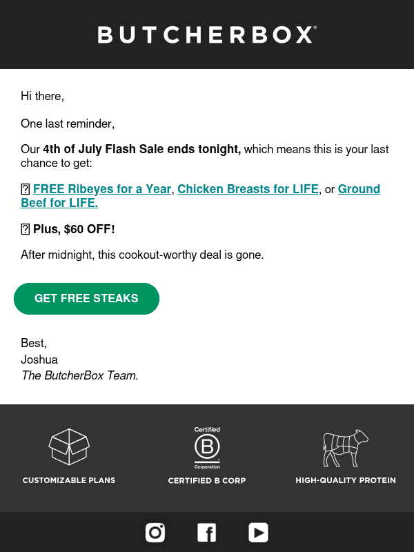 Newsletter preview: 🔥 This is it.