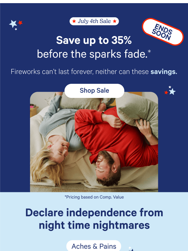 Newsletter preview: Ends tomorrow: Save up to 35%*