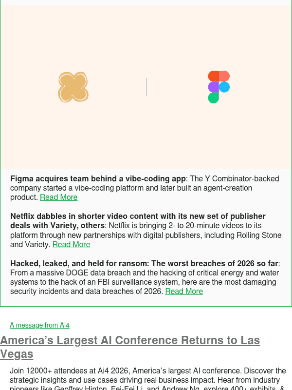 Newsletter preview: Figma acquires team behind a vibe-coding app