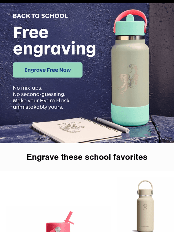 Newsletter preview: Free engraving is back ✏️