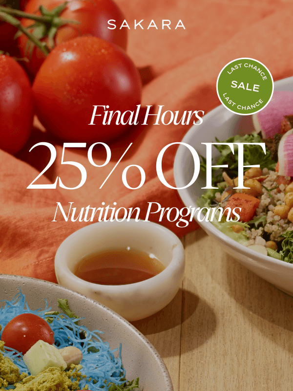 Newsletter preview: Final Hours: 25% Off Nutrition Programs