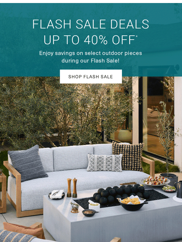 Newsletter preview: REMINDER: Outdoor Flash Sale is ON!