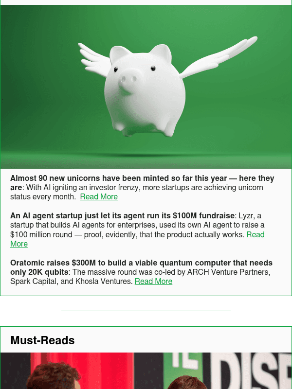 Newsletter preview: Almost 90 new unicorns have been minted so far this year — here they are