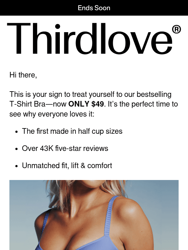 Newsletter preview: ENDS SOON: $25 off