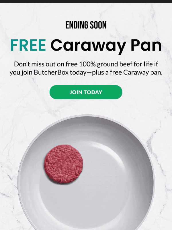 Newsletter preview: This won’t last: FREE Caraway Pan 🎁