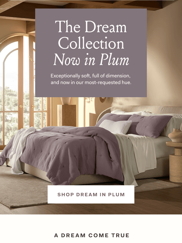 Newsletter preview: New Plum is here: shop Dream