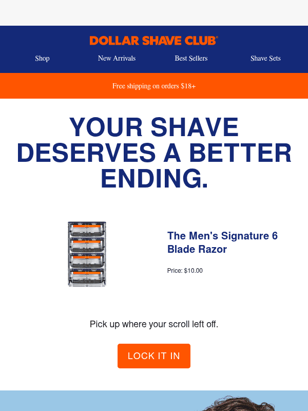 Newsletter preview: Half-browsed, half-shaved… tragic.