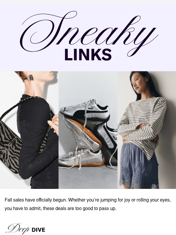 Newsletter preview: Are you ready for these Sneaky Links?