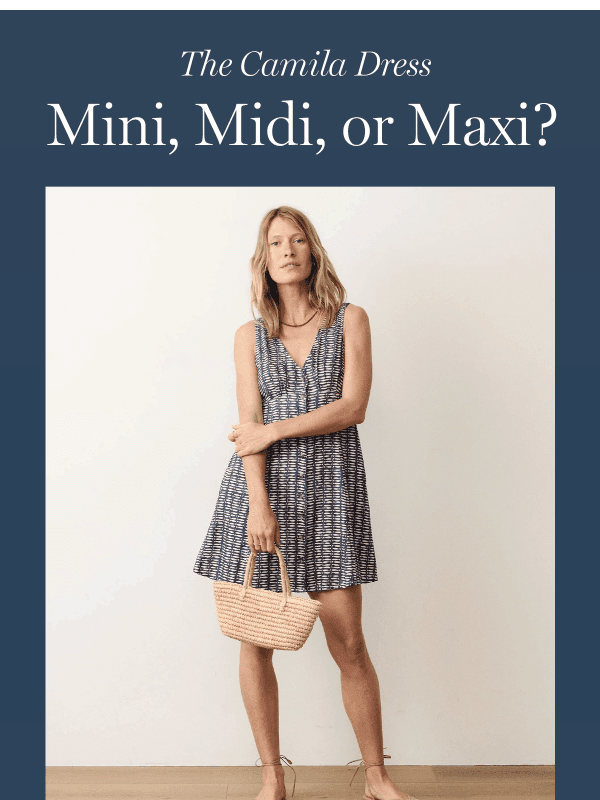 Newsletter preview: New Styles. Same #1 Dress.