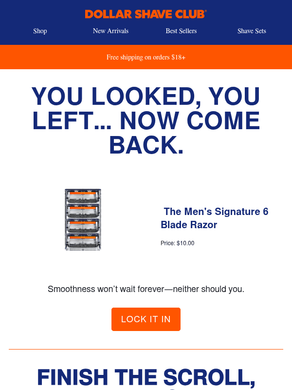 Newsletter preview: Hit checkout.