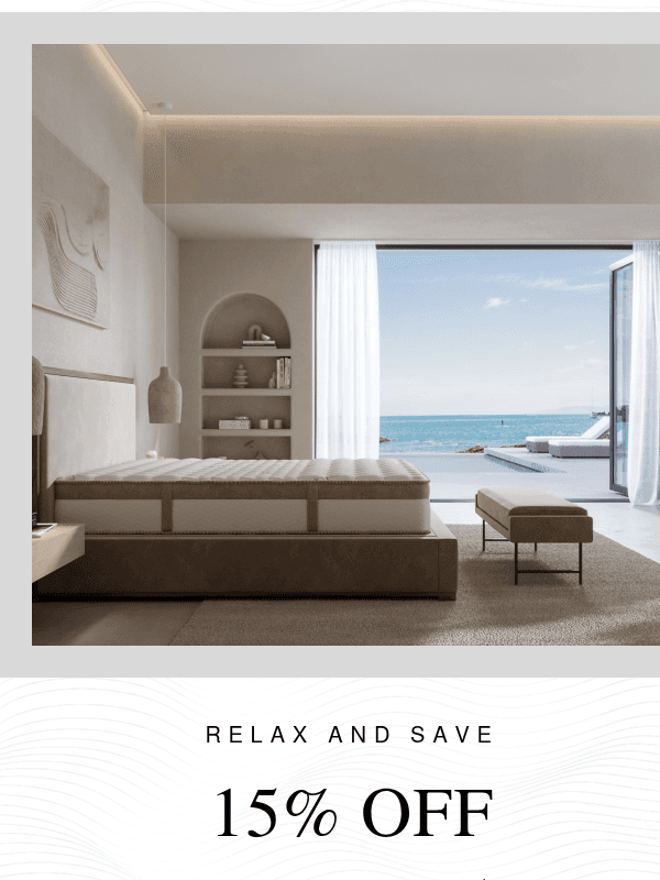 Newsletter preview: Want 15% Off Your Next Luxury Mattress?