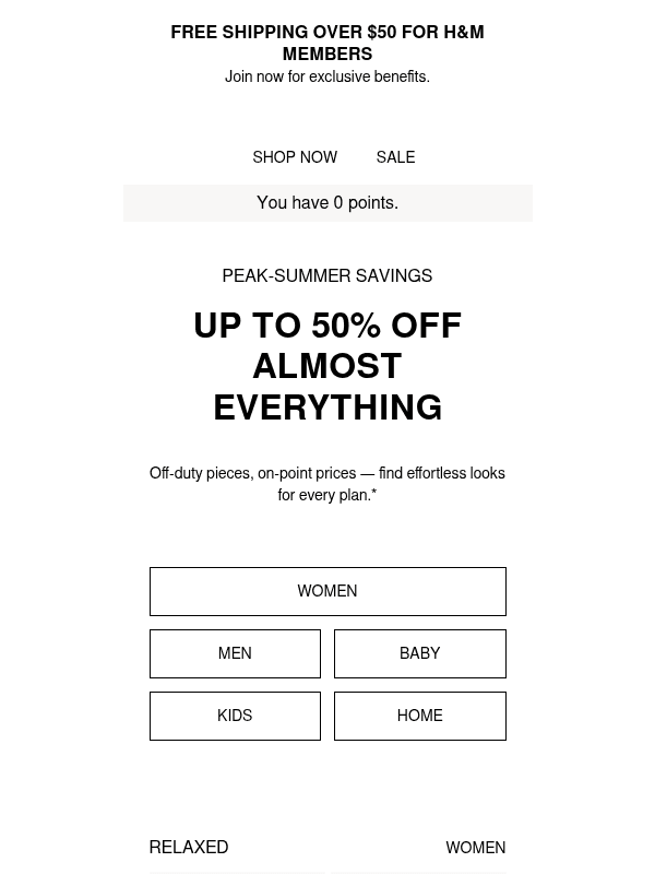 Newsletter preview: TGIF: Up to 50% off ALL of this