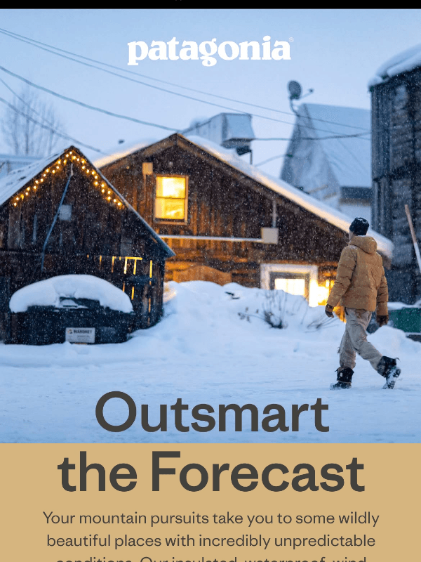 Newsletter preview: Dependable jackets for unpredictable weather