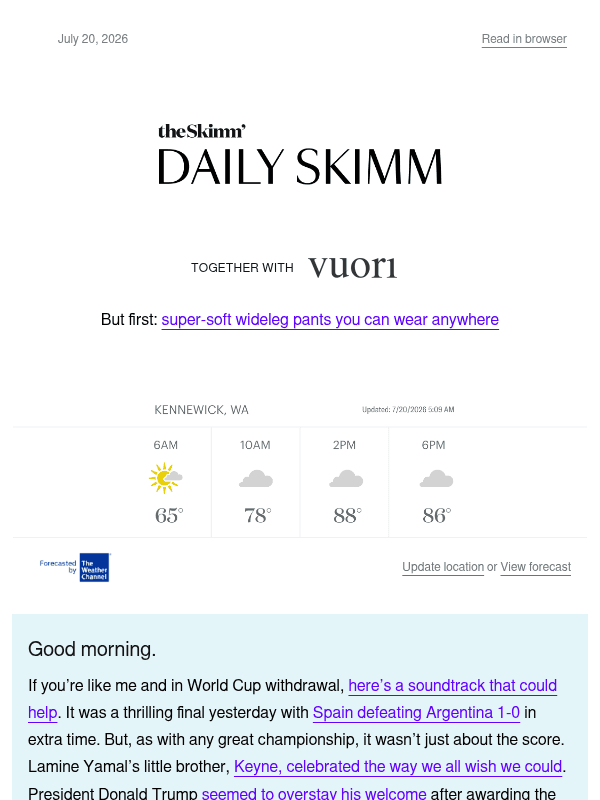 Newsletter preview: Talk about a push present