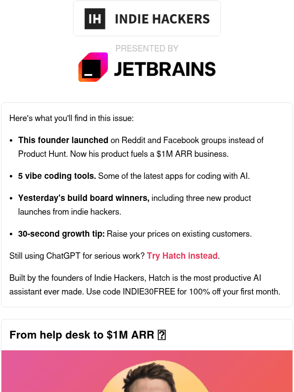 Newsletter preview: 🗞️ What's New: $1M ARR from Reddit, raising prices 20%, emotional intelligence