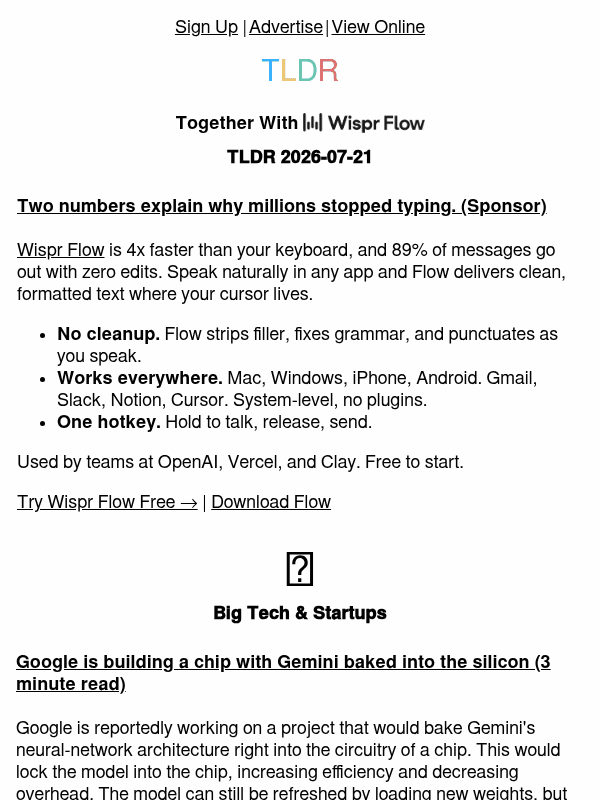 Newsletter preview: Google's Gemini chip 🤖, AMD vs Nvidia ⚡, agent economics 💰