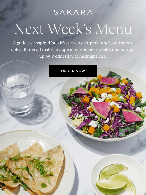 Newsletter preview: Next Week’s Menu is a Beaut