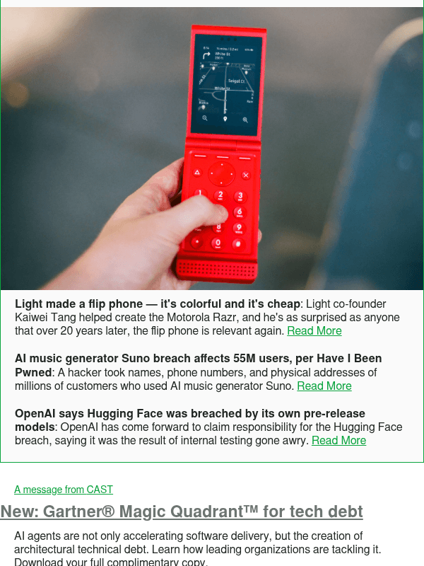 Newsletter preview: Light made a flip phone — it's colorful and it's cheap
