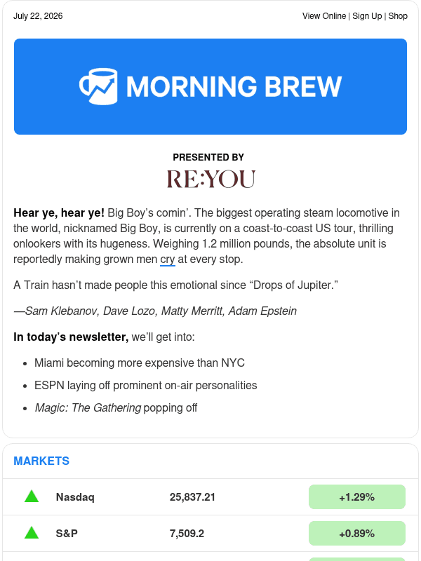 Newsletter preview: ☕ The heat is on