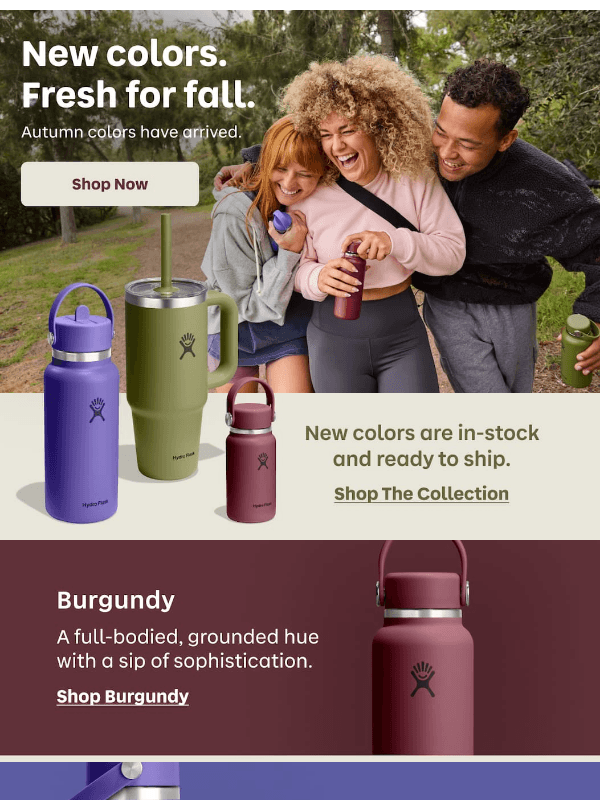 Newsletter preview: New colors across your favorites