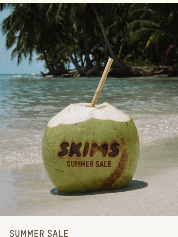 Newsletter preview: SUMMER SALE: UP TO 50% OFF STARTS NOW