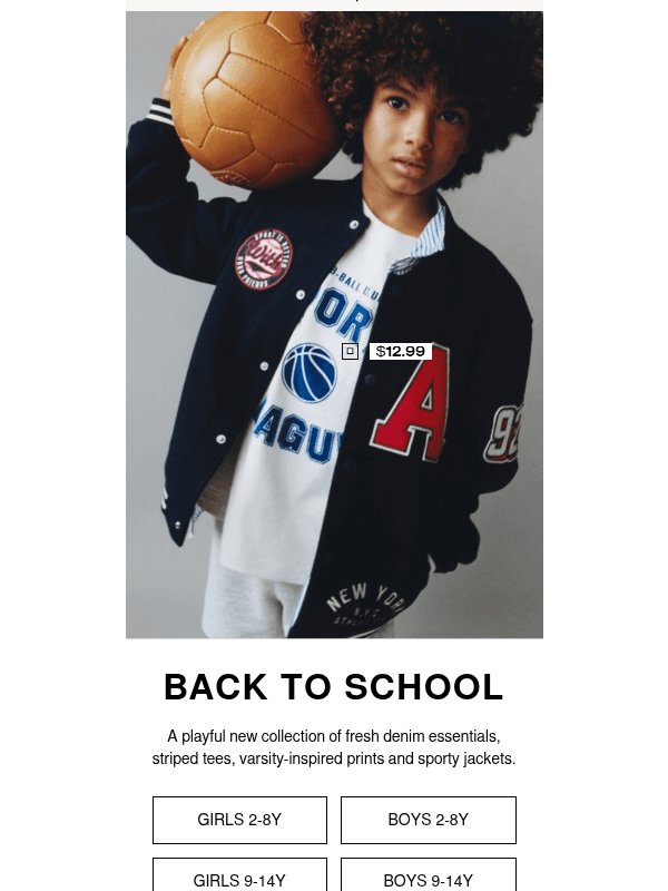 Newsletter preview: New arrivals: Back to school