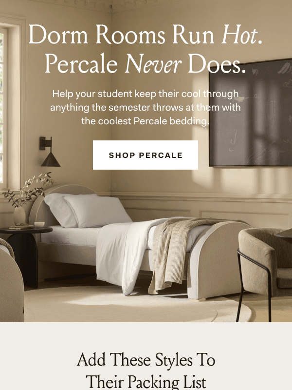 Newsletter preview: Style the *coolest* dorm on campus
