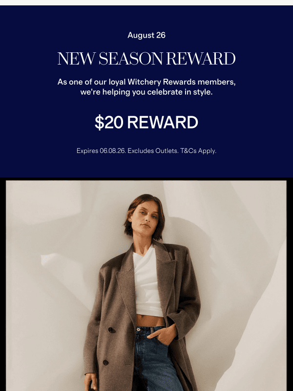 Newsletter preview: Don't Forget To Redeem Your $20 Reward