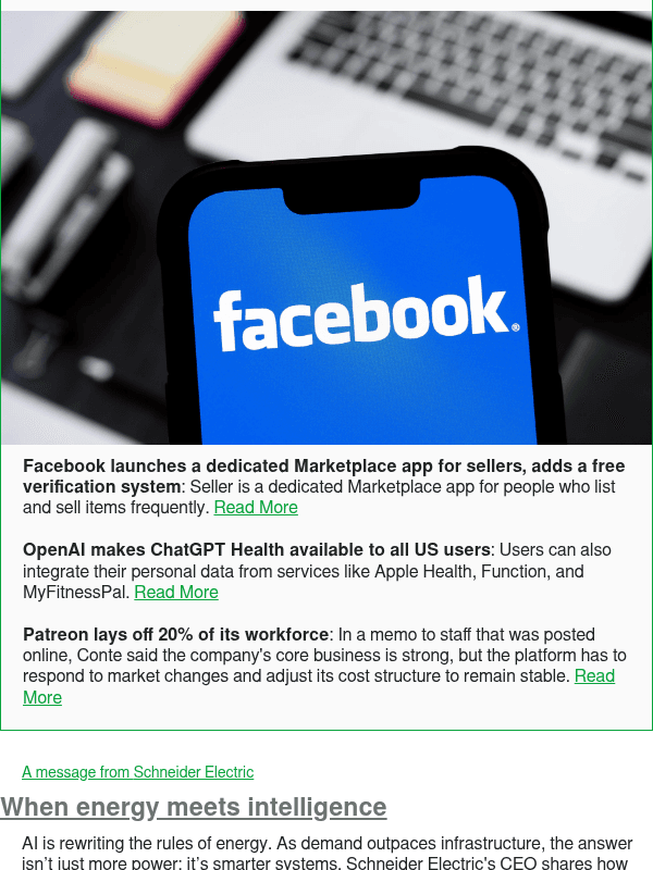 Newsletter preview: Facebook launches a dedicated Marketplace app for sellers, adds a free verification system