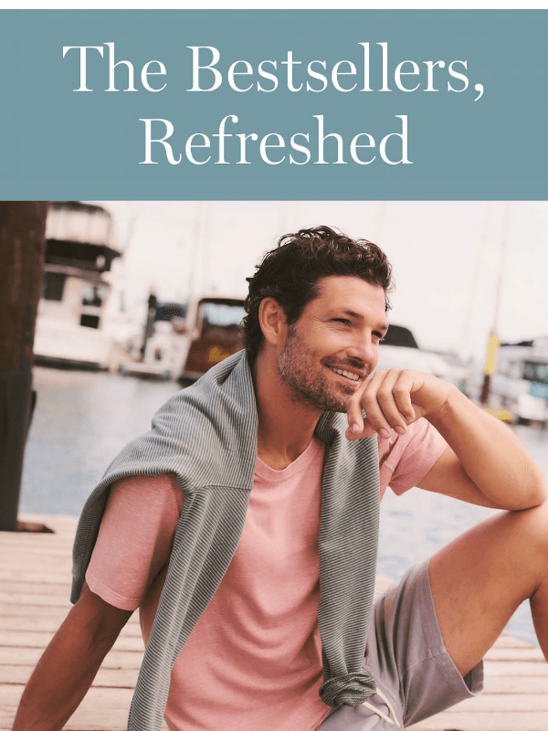 Newsletter preview: Back in Stock: All Our Bestsellers