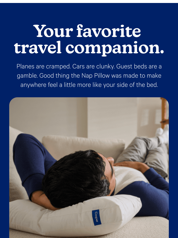 Newsletter preview: Carry-on comfort wherever summer takes you.