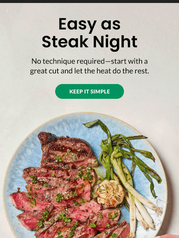 Newsletter preview: Steak night, the easy way