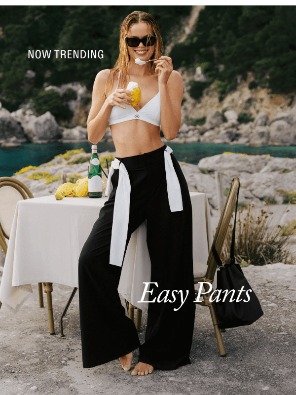Newsletter preview: Trending: Relaxed Pants