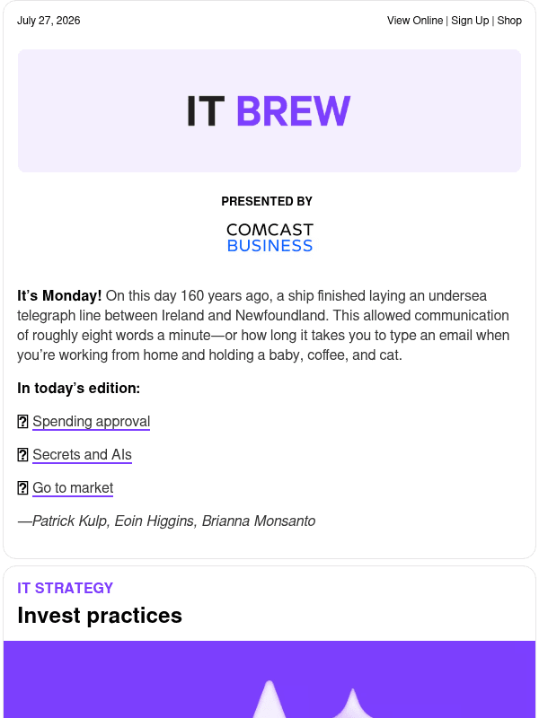 Newsletter preview: ☕ All in good funding