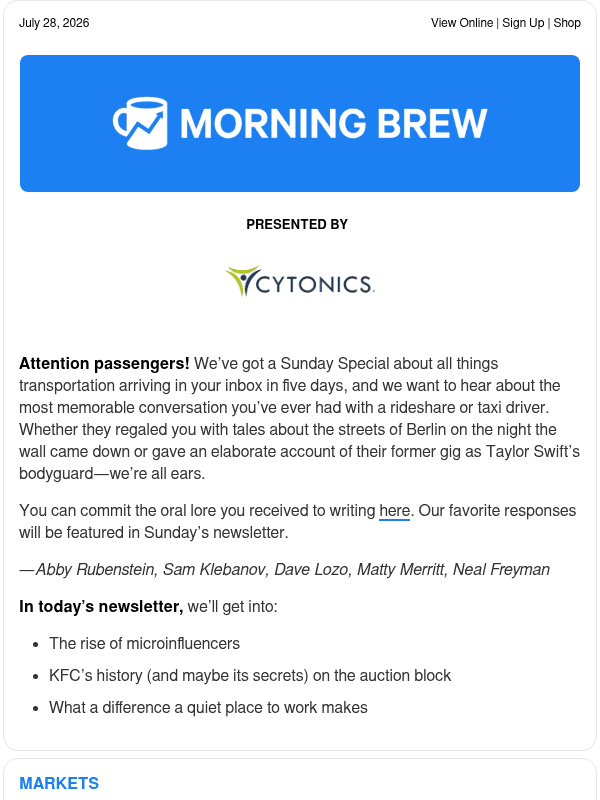Newsletter preview: ☕ Spicy secrets