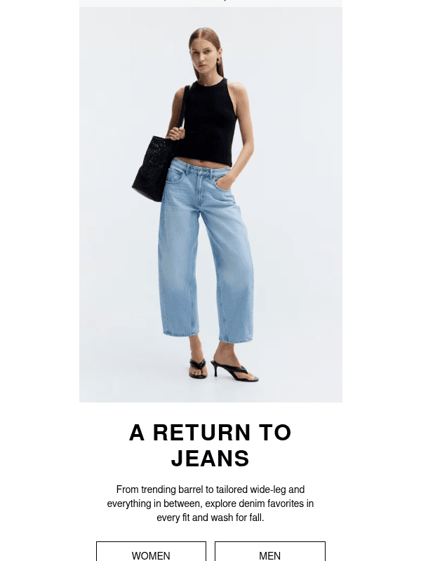 Newsletter preview: Jeans are back (like they never left)