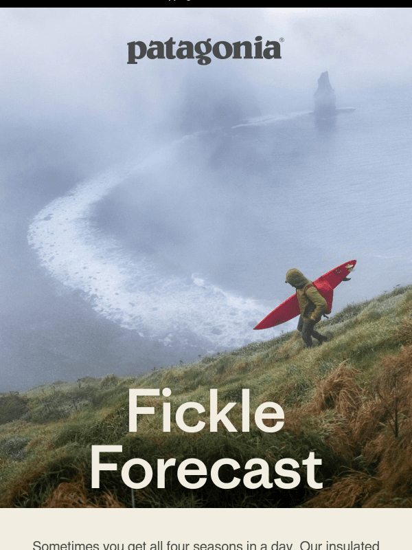 Newsletter preview: Insulated outerwear for undecided weather