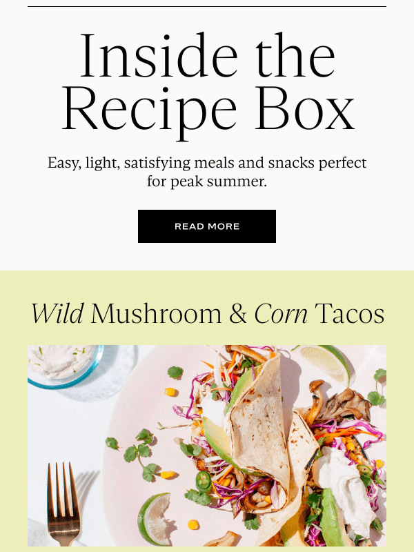 Newsletter preview: Easy Dinners & Snacks to Make this Weekend