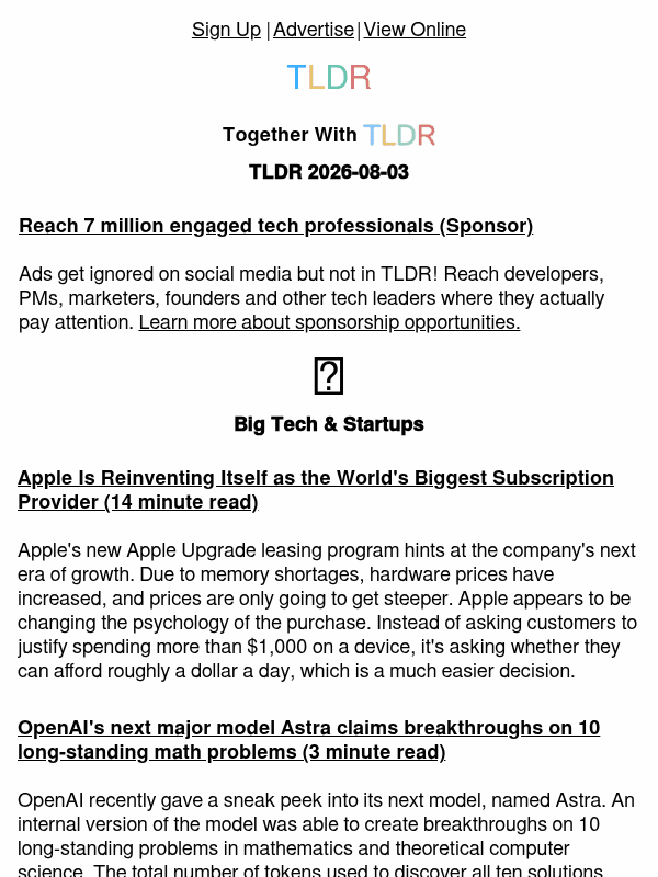 Newsletter preview: OpenAI Astra 🤖, Larry Ellison's bet 💰, GitHub CLI stacked diffs 👨‍💻
