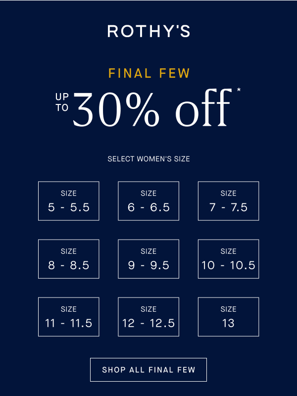 Newsletter preview: All this and up to 30% off, too.