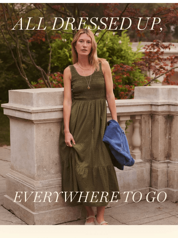 Newsletter preview: 15 New Dresses Just Dropped