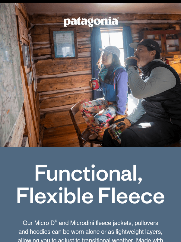 Newsletter preview: Transitional fleece layers for any season