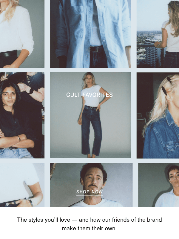 Newsletter preview: Cult Favorites, Styled Their Way
