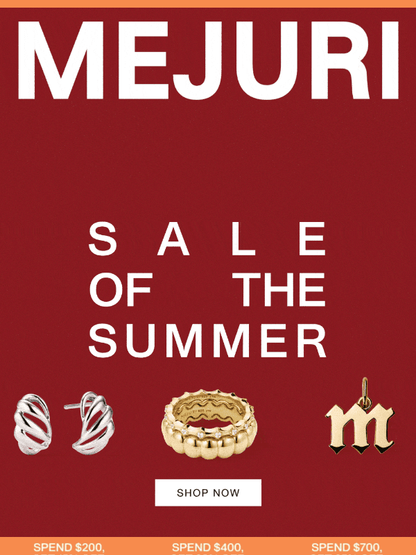 Newsletter preview: Sale of the Summer Starts Now