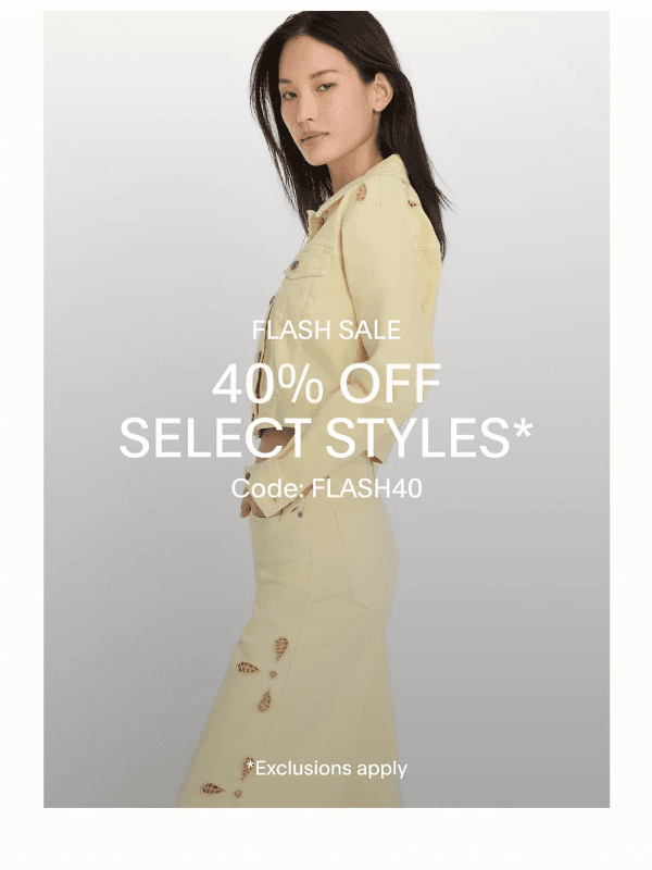 Newsletter preview: 40% off ends tomorrow