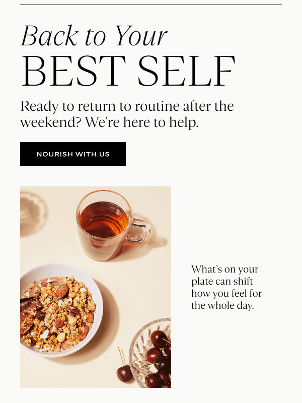 Newsletter preview: Come Back to Yourself