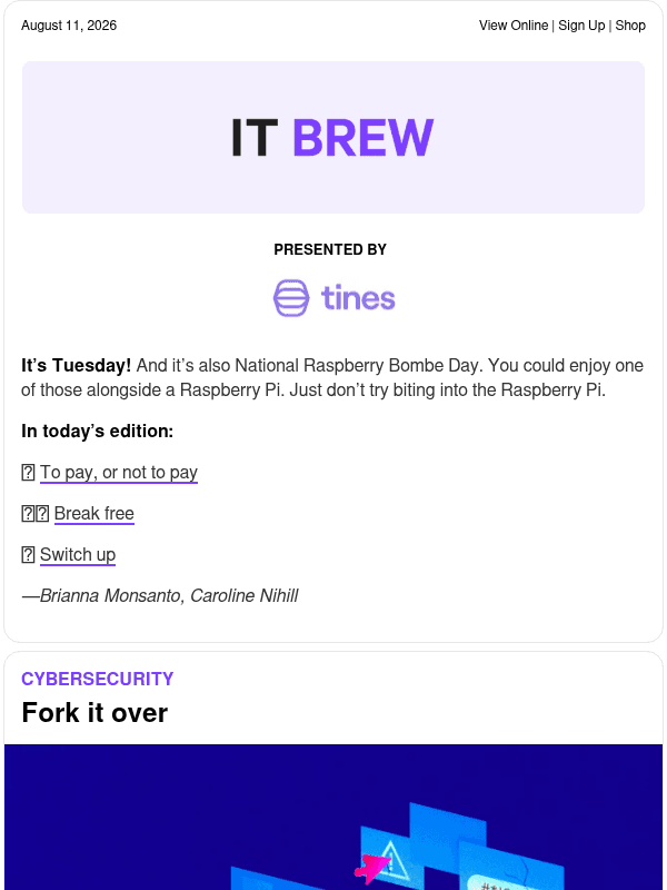 Newsletter preview: ☕ (Don't) pay up!