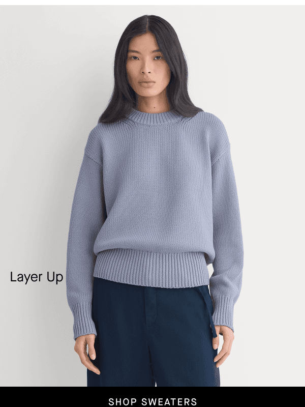 Newsletter preview: Transitional Sweaters